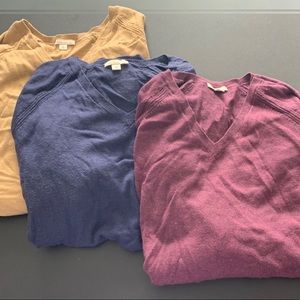 Three GAP Maternity Sweaters